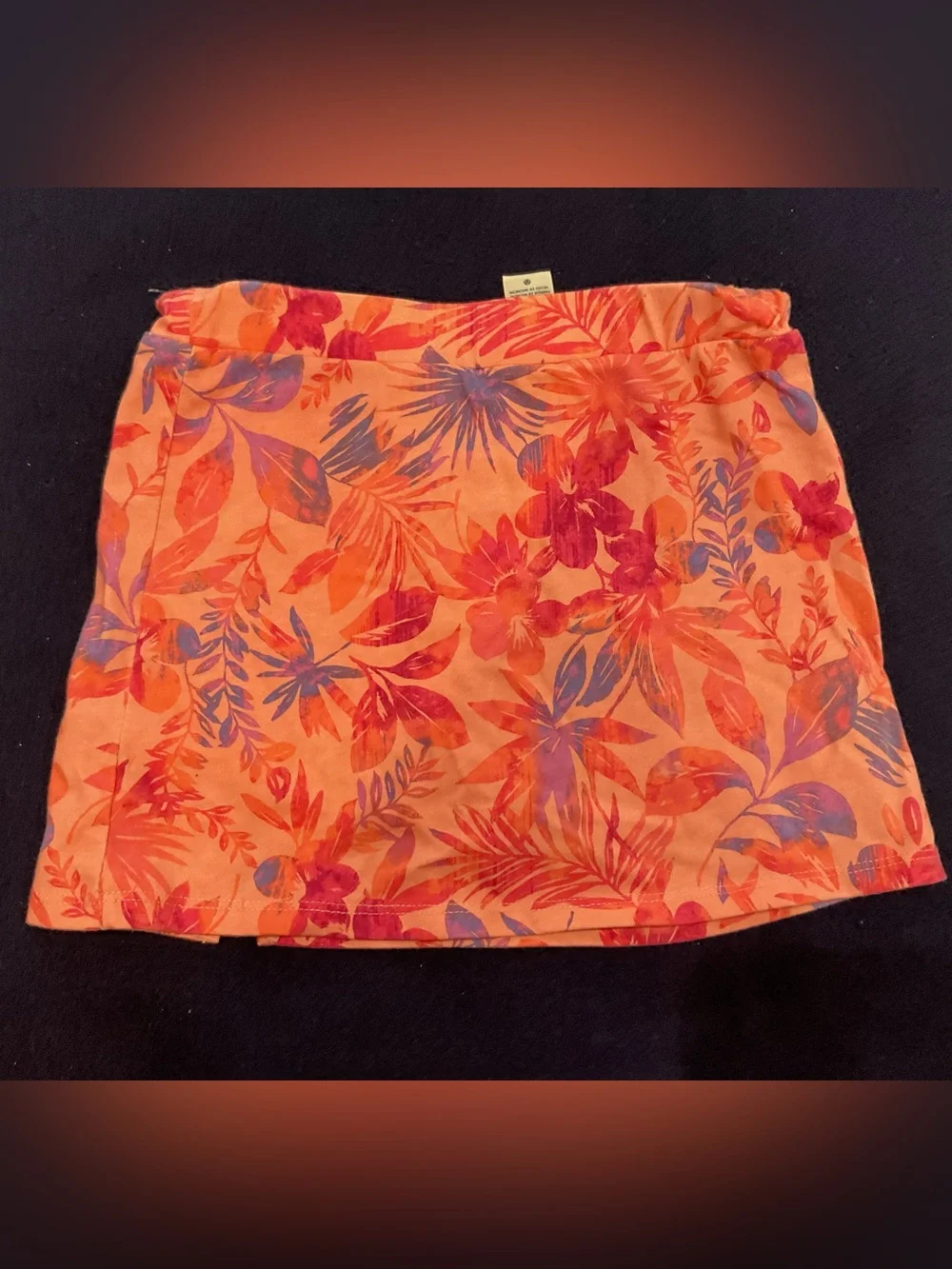 OshKosh B'gosh Girls Floral Skort with Built-In Shorts Size 7 NWT